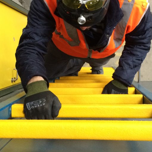 Ladder Rung Covers Yellow