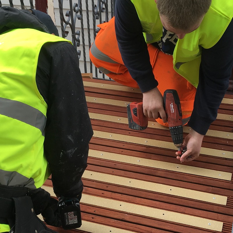 grpdeckingstripsinstall1 Safety Products Direct